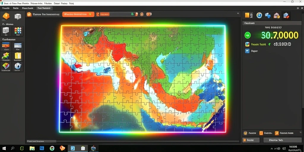 Tampilan awal yang menarik dengan berbagai pilihan level.