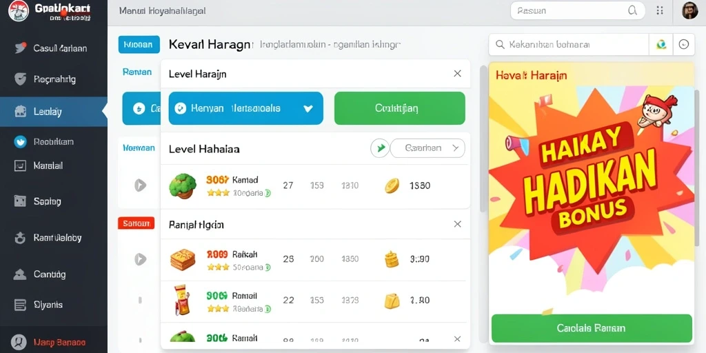 Tampilan antarmuka yang user-friendly.