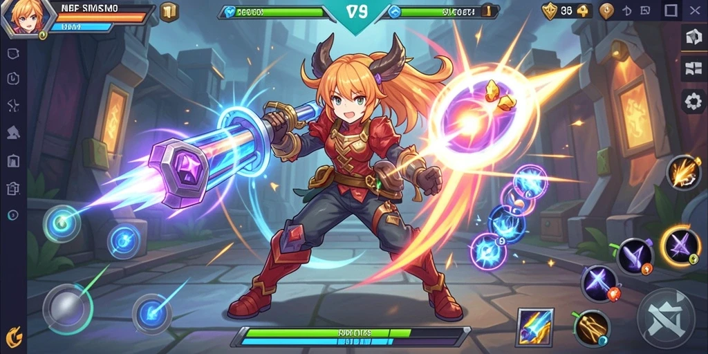 Tampilan awal game yang menarik dan intuitif.