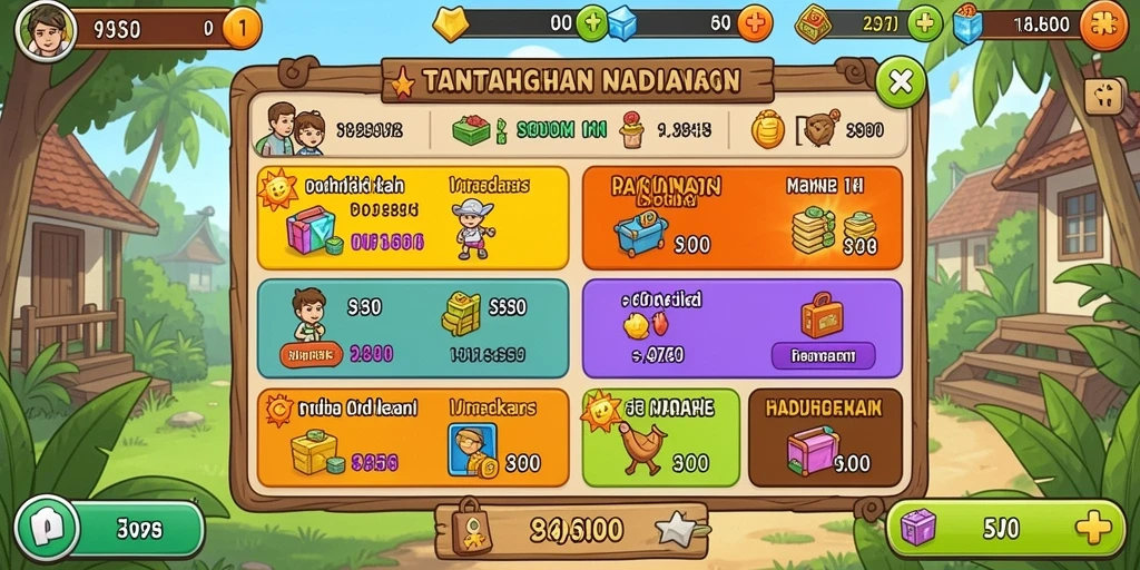 Tampilan awal yang menarik dan mudah dinavigasi.